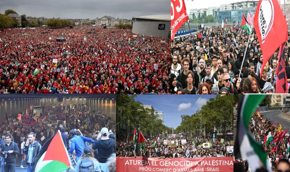 طوفان بشري يهز أوروبا.. مظاهرات مليونية حول العالم دعما لفلسطين وتنديدا بالإبادة الجماعية في غزة